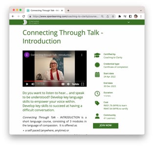 Connecting Through Talk Course 1