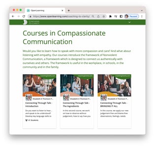 Connecting Through Talk Courses