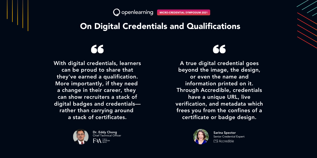 Digital Credentials - Micro-credential Week Quotes