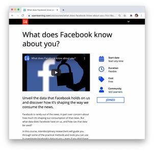 Facebook Landing Page