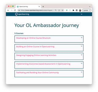 OpenLearning Ambassador Courses