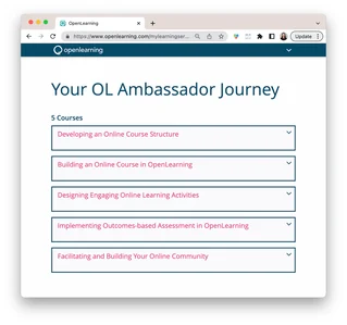 OpenLearning Ambassador Courses