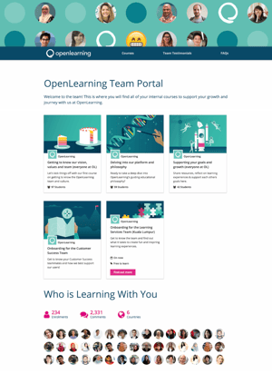 The OpenLearning Team Portal