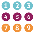 Number icons - click here to download them.