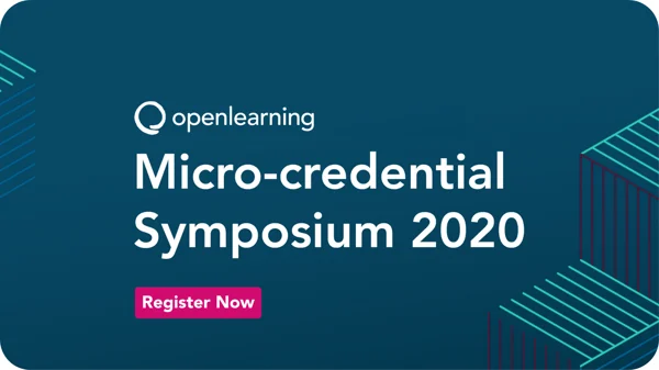 Register Now for the OpenLearning Micro-credential Symposium 2020