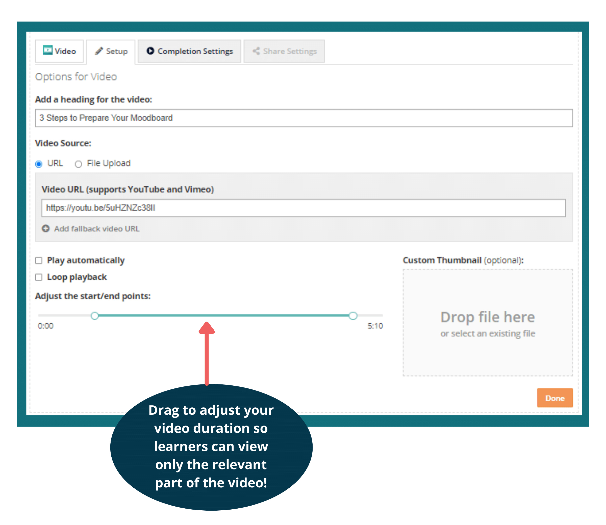 Video Chunk and Simplify in Online Course Shaliza